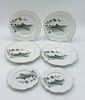 Six Portuguese Porcelain Plates
. Molded and embossed from the Vista Alegre factory, marked on Image - 1