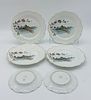 Six Portuguese Porcelain Plates
. Molded and embossed from the Vista Alegre factory, marked on Image - 2