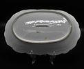 Porcelain platter. Molded and relieved from the Vista Alegre factory, marked on the base, mark Image - 1