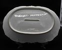 Porcelain platter. Molded and embossed from the Vista Alegre factory, marked on the base, mark Image - 1