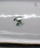 Porcelain platter. Molded and embossed from the Vista Alegre factory, marked on the base, mark Image - 2