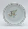 Portuguese Porcelain Plate
. Molded and relief from the Vista Alegre factory, marked on the base Image - 1