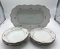 Serving dish and ten plates in Portuguese porcelain.
. (One serving dish, five soup plates and Image - 1