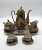 Tete a Tete with Porcelain Tray
. (Tray, two cups, teapot, milk jug and sugar bowl). Molded and Image - 2