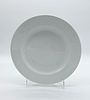 Round Plate in Portuguese Porcelain
. Molded and embossed from the Vista Alegre factory, marked Image - 1
