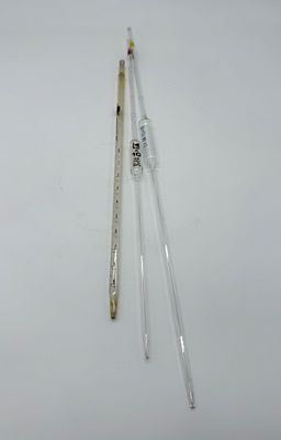 Set of Three Glass Pipettes
. Conical bodies showing signs of handling, as seen in the photos. 