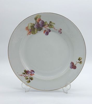 Large Plate in Portuguese Porcelain
. Molded and relief from the Vista Alegre factory, marked on 