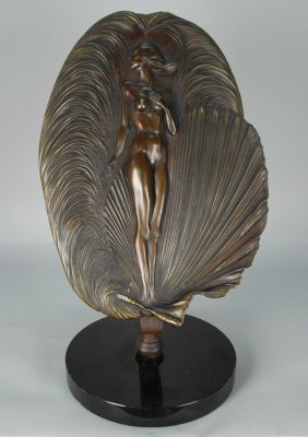 WOLFGANG ALEXANDER KOSSUTH (Pfronten, 1947. Milano, 2010). Scultura in bronzo intitolata 'LA 