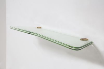 MAX INGRAND (Bressuire, 1908 - Parigi, 1969) per FONTANA ARTE. Importante consolle sospesa in 