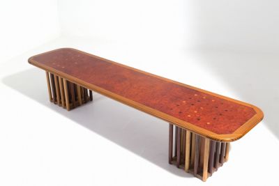 AFRA (Montebelluna, 1937 - Trevignano, 2011) e TOBIA SCARPA (Venezia, 1935) per MAX ALTO. Panca 