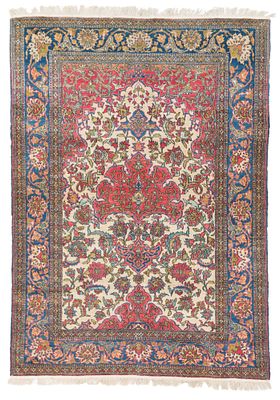 Tappeto Isfahan. Persia. 200x140 cm ca. Tappeto Isfahan. Persia. Circa 1900. Eccellente stato di 