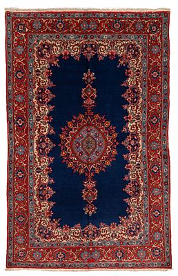 Tappeto Qum. Persia. 210x138 cm ca. Tappeto Qum. Persia. Prima met&agrave; del XX secolo. Eccellente 