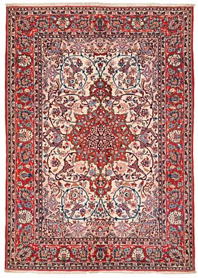 Tappeto Isfahan. Persia. 220x155 cm ca. Tappeto Isfahan. Persia. Prima met&agrave; del XX secolo. 