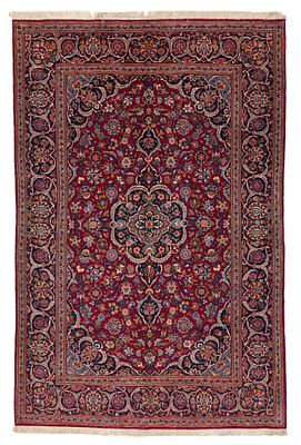 Tappeto Kashan. Persia. 209x135 cm ca. Tappeto Kashan qualit&agrave; extra. Persia. Circa 1900. 