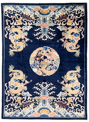 Tappeto Pekino. Cina. 340x250 cm ca. Tappeto Pekino. Cina. Inizi XX secolo. Perfetto stato di 