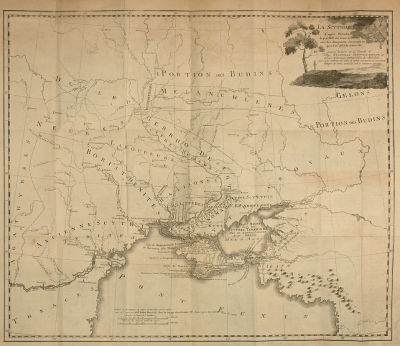 [Карта Скифии времен Геродота. Из истории Тамани Станислава Сестренцевича]. Б.м., 1800. 60 х 51 