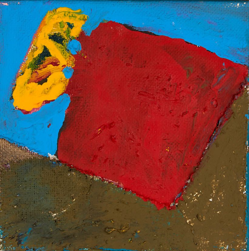 Ланг Олег Владимирович (1950-2013). 
Маскарад. 2003 г. Холст, масло, 20&times;20 см. На 