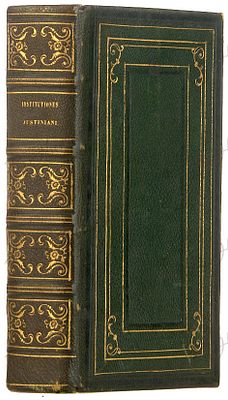 [Эльзевир]. [Юстиниан. Институции. Книга четвертая]. D. Justiniani, Sacratissimi Principis 