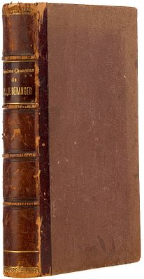 [Беранже, П-Ж. Последние песни]. Beranger, P.J. Dernieres chansons. Paris: Perrotin, 1857. [4] 
