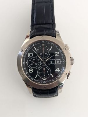 Seiko Brightz Chronograph limited edition. רפרנס: 6s28-00Ao 
שנות ה-90 
מידה 42 ממ 
חומר: 