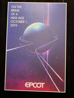 EPCOT D23 Poster 2019. LE100 poster sold at D23 Expo 2019. 24"x36" 
Local pickup in Celebration 