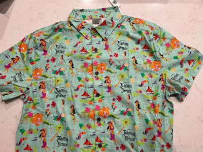 Walt Disney Imagineering Disneyland Tahitian Terrace Button Down Shirt Size Large