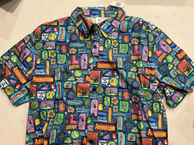 Walt Disney Imagineering Disneyland Adventureland Button Down Shirt Size Medium