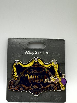 Disney Wish Stern Art Pin. Item is available for pickup in Celebration, FL. This item qualifies 