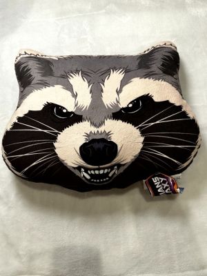 Guardians of the Galaxy Rocket Pillow. Item is available for pickup in Celebration, FL. This 