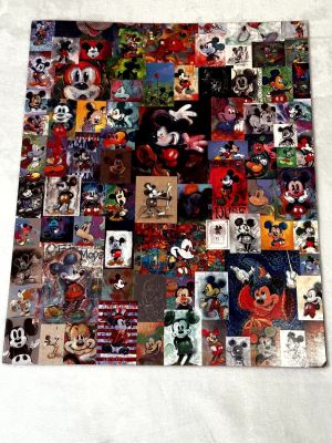 100 Mickeys Exhibit - The Disney Gallery - "Dancing in the Rain" acrylic on board - Signed by 