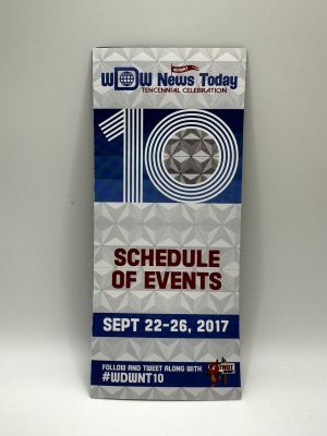 WDWNT Tencennial Celebration Guidebook. Item is available for pickup in Celebration, FL. This 