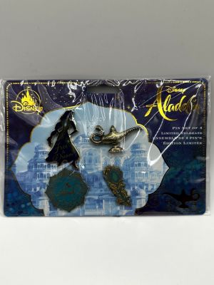 Aladdin 4 Pin Set. Item is available for pickup in Celebration, FL. This item qualifies for $12 