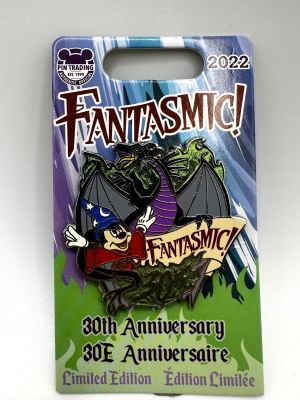 Disneyland Fantasmic 2022 Pin for 30th Anniversary - LE 3000. Item is available for pickup in 