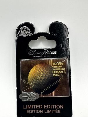 EPCOT 30th Anniversary Pin "The 21st Century Continues October 1, 2012" - LE 1000. Item is 