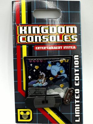 Kingdom Consoles Entertainment System LE 4000 pin - Aladdin, Jasmine, Genie. Item is available 