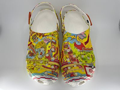Vault Collection Magic Kingdom Map Crocs Size 13. This item qualifies for $12 flat rate shipping.