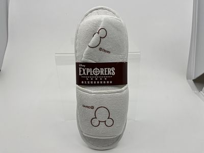 Hong Kong Disneyland Explorers Lodge Youth Slippers. This item qualifies for $12 flat rate shipping.