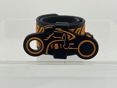 Orange Tron Slap Bracelet. This item qualifies for $12 flat rate shipping.