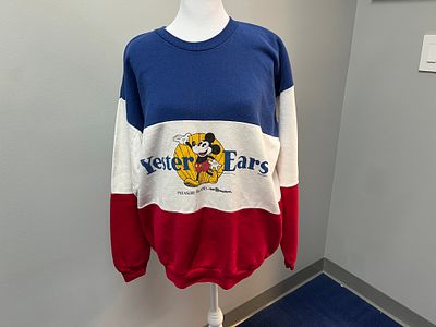 Yester Ears Sweatshirt Size Approx. Large. Label has been removed; size appears to be Large 