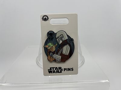 Mando and Grogu Pin. This item qualifies for $12 flat rate shipping.