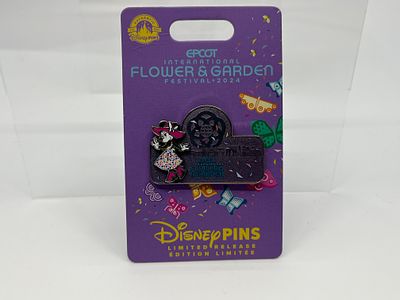 Minnie Flower & Garden 2024 Pin. This item qualifies for $12 flat rate shipping.