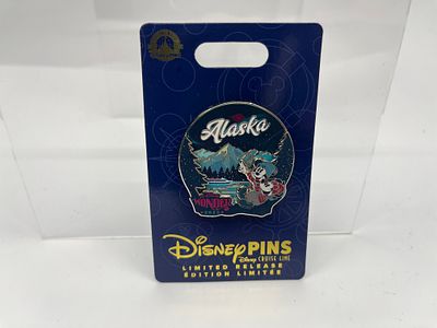 Disney Cruise Line Alaska Disney Wonder 2023 Pin. This item qualifies for $12 flat rate shipping.