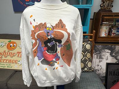 EPCOT Center Exercising Figment sweatshirt (some small stains)