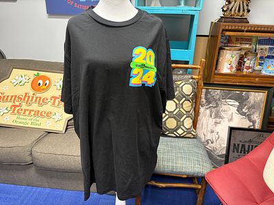 2024 Black WDW Parks Characters/Icons T-Shirt