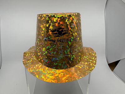 Disney Cruise Line Gold Cardboard Party Hat