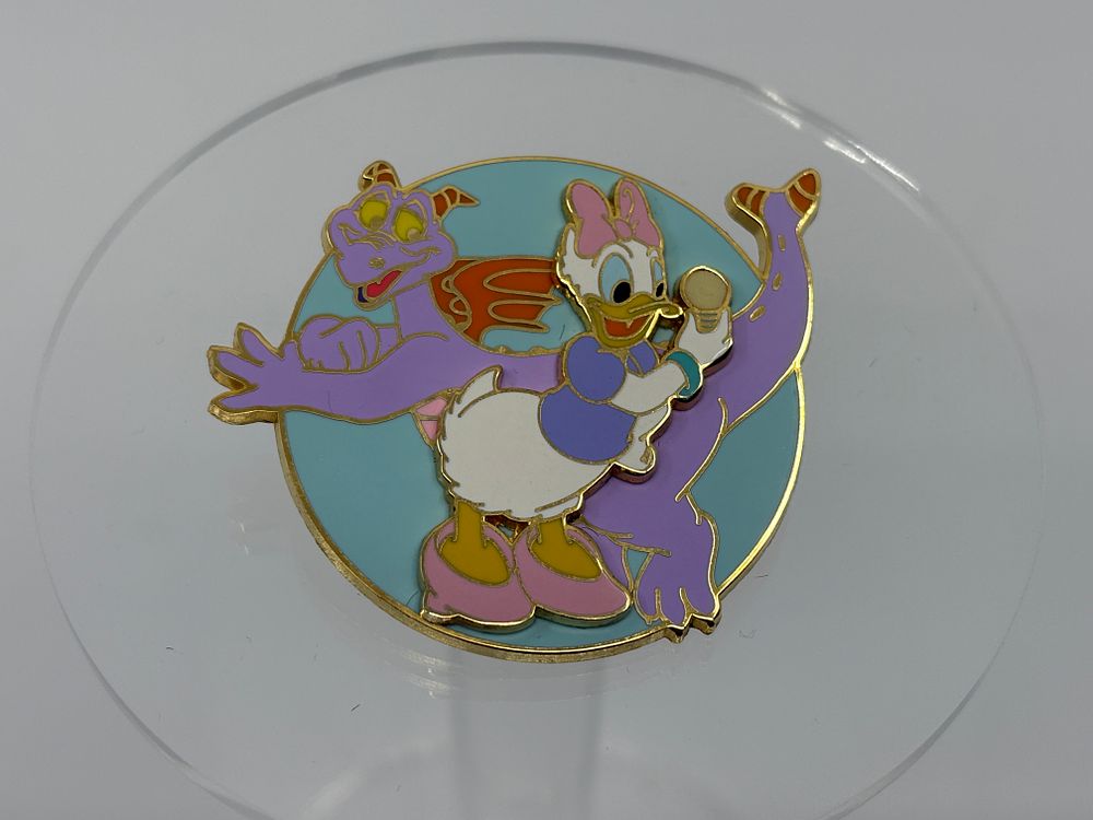 Figment & Daisy Pin LE3500 // EPCOT Pin Celebration 2002. Pin Event Exclusive, released during 