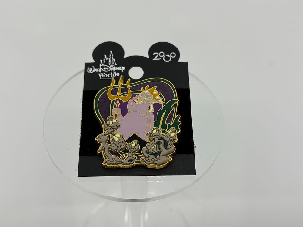 Ursula with Trident Pin // EPCOT Pin Celebration 2002 . Pin Event Exclusive. This open edition 