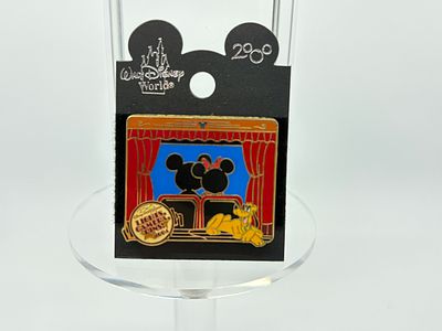 Mickey, Minnie, Pluto Event Gift Pin LE1000 // Lights, Camera, Pins Event 2004. This pin was 