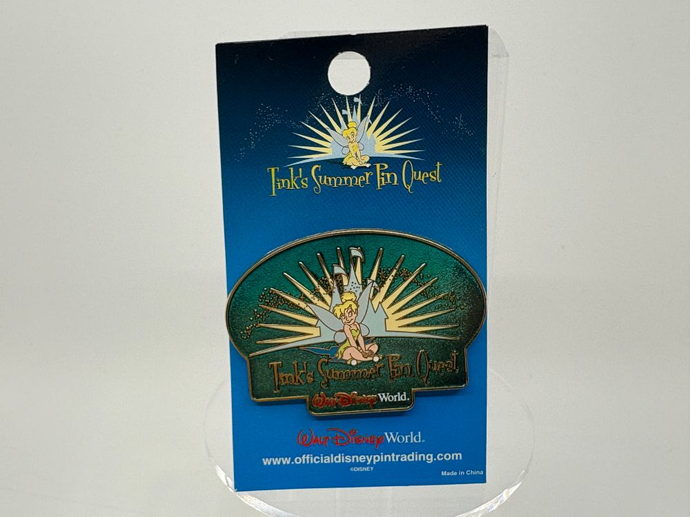 Tink's Summer Pin Quest Logo Pin LE1500 // Tink's Summer Pin Quest 2004. Pin Event Exclusive 