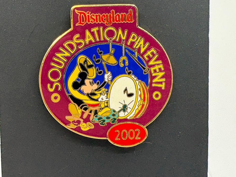 2002 Disneyland Soundsation Pin Event Mickey Pin LE2500 // Soundsational Pin Event 2002. Pin Event